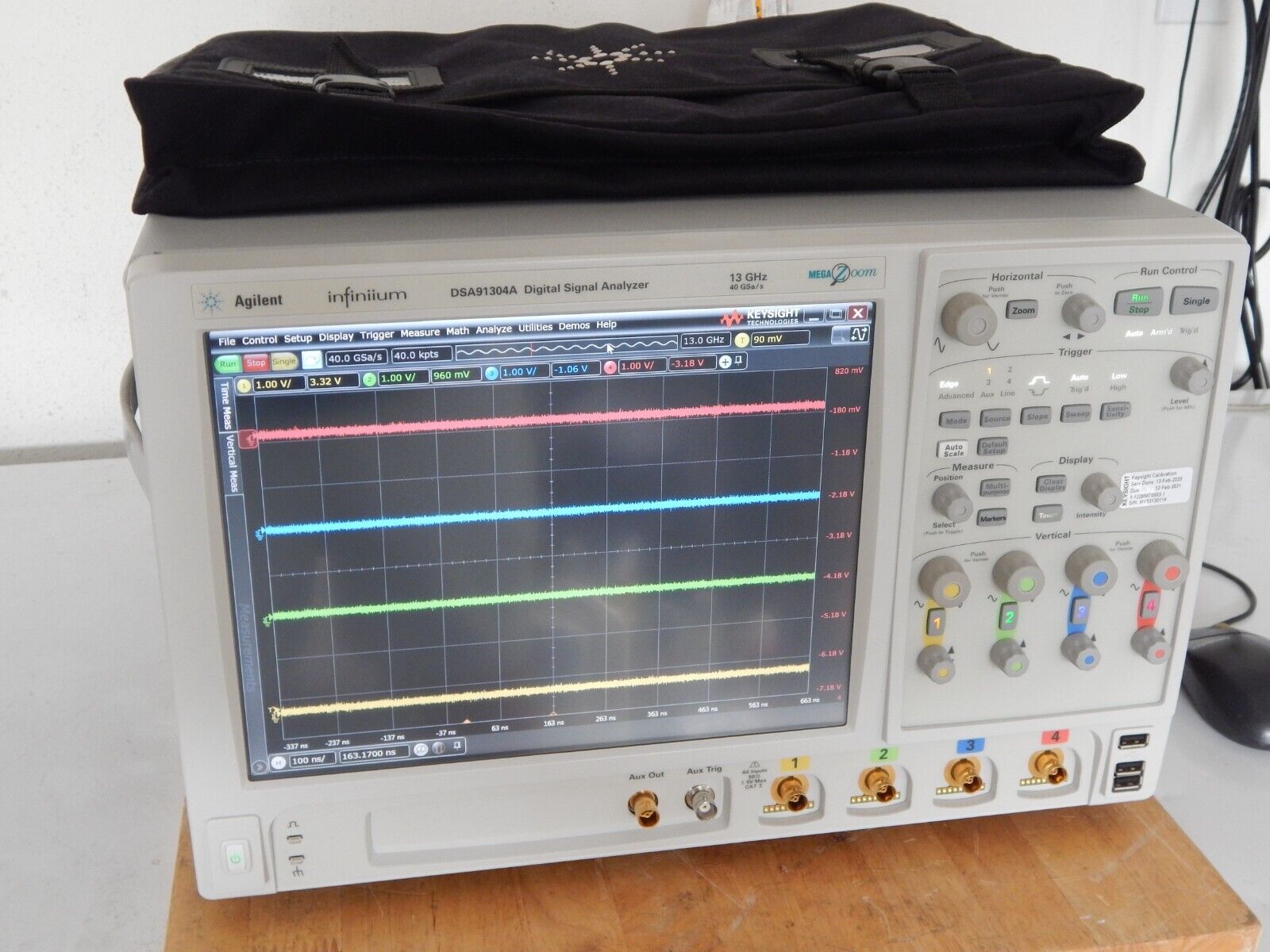 Keysight DSA91304A 13Ghz 40Gs/s oscilloscope, *139 Options*, Immaculate. Keysight DSA91304A 13Ghz 40Gs/s oscilloscope, *139 Options*, Immaculate.